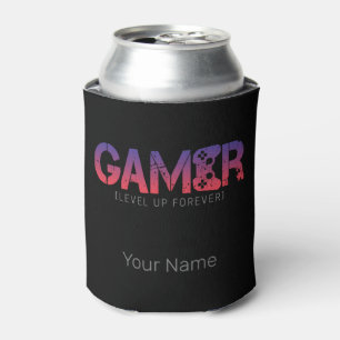 Gamer Level Up Forever Vintag Gamepad Design Dosenkühler
