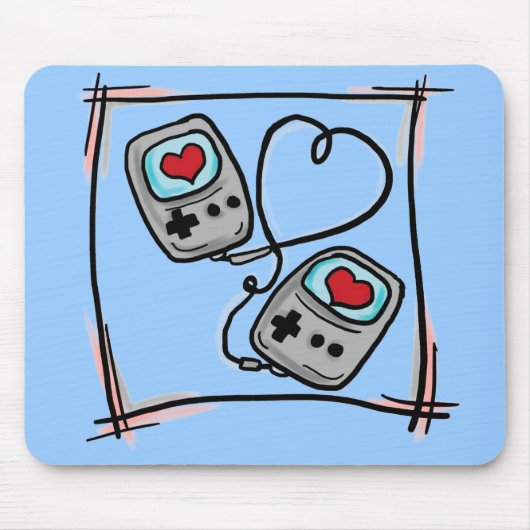 Gamer-Liebe mousepad (Vorne)