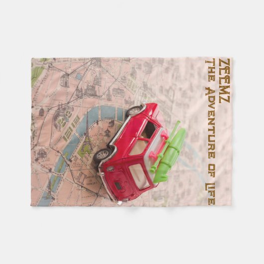 Gamer Life Adventure with Zeemz TTRPG Tabletop Fleecedecke (Vorderseite (Horizontal))