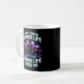 Gamer Life entscheidet mich Kaffeetasse (Vorderseite Links)