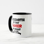 Gamer Locksmith Tasse (Vorderseite Links)