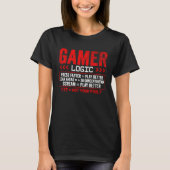 Gamer Logic Press lean scream Gaming T-Shirt (Vorderseite)
