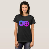Gamer-Mädchen-T - Shirt (Vorne ganz)