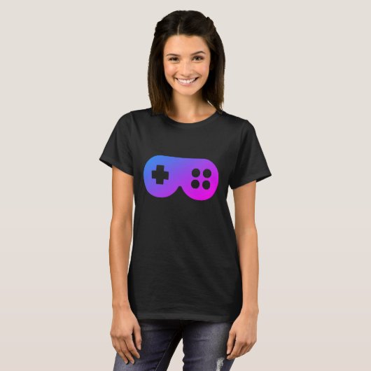 Gamer-Mädchen-T - Shirt (Vorne ganz)