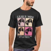 Gamer Mama Computerspiel-Videospielkonsole Mütter T-Shirt (Vorderseite)