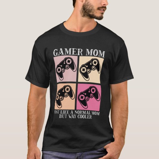 Gamer Mama Computerspiel-Videospielkonsole Mütter T-Shirt (Vorderseite)