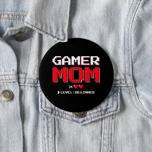 Gamer Mama Neue Mutter der Zwillinge Ankündigung v Button (Beispiel)