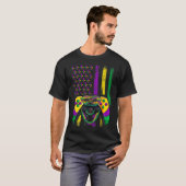 Gamer Mardi Gras Beads Shirt (Vorne ganz)