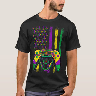 Gamer Mardi Gras Perlen Shirt
