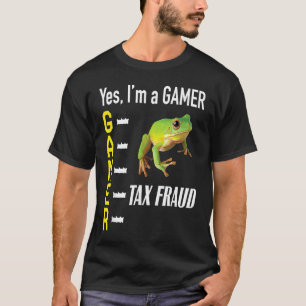 Gamer Meme bewilligt Steuerbetrug Frog Weird Odly T-Shirt