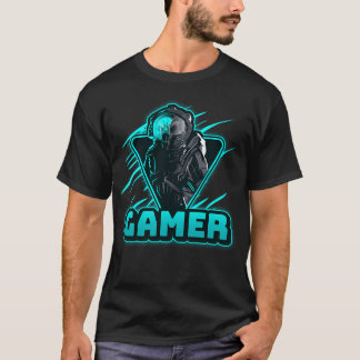Gamer mit Horror-Theme Astronaut T-Shirt