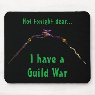 Gamer MMORPG Krieg humorvolle Mousepad