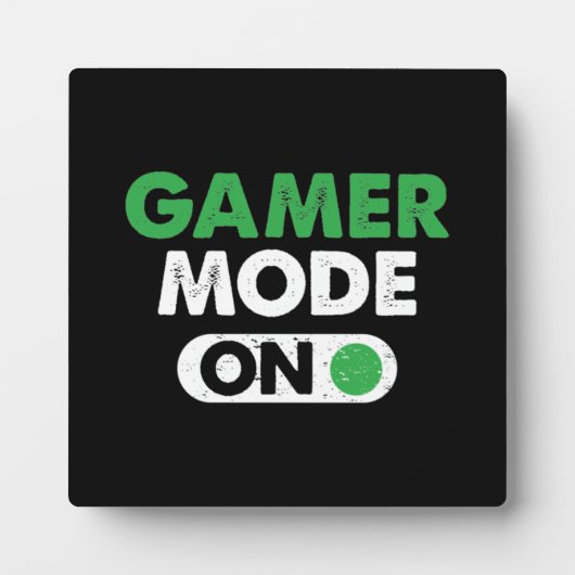Gamer Mode On - Funny Video Gamer, Gaming Spaß Fotoplatte (Vorderseite)