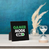 Gamer Mode On - Funny Video Gamer, Gaming Spaß Fotoplatte (InSitu)