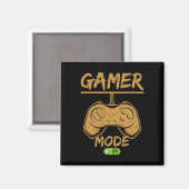 Gamer Mode On – Perfect For Hardcore Players  Magnet (Vorderseite/Rückseite)