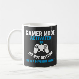 Gamer-Modus aktiviert lustiges Gaming-Zitat-Design Kaffeetasse