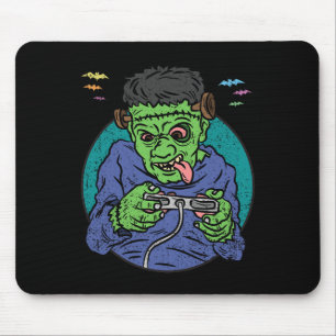 Gamer-Monster-Halloween-Kostüm Gaming-Videospiel Mousepad