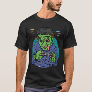 Gamer-Monster-Halloween-Kostüm Gaming-Videospiel  T-Shirt