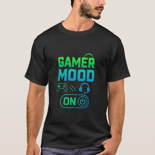 Gamer Moon T-Shirt (Vorderseite)
