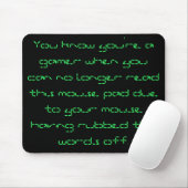Gamer Mousepad (Mit Mouse)