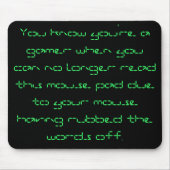 Gamer Mousepad (Vorne)