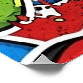 Gamer-Muster-Plakat Poster (Ecke)