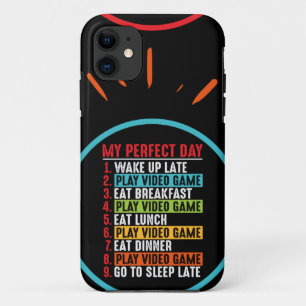 Gamer My Perfect Day Play Video Games Case-Mate iPhone Hülle