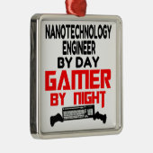 Gamer Nanotechnology Engineer Ornament Aus Metall (Rechts)