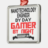 Gamer Nanotechnology Engineer Ornament Aus Metall (Links)