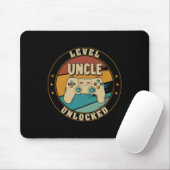 Gamer Neuer Onkel Vater Mutter Mousepad (Mit Mouse)