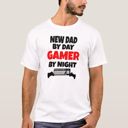 Gamer New Dad T-Shirt (Vorderseite)