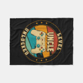 Gamer New Uncle Dad Mom Baby Announcement Pregnanc Fleecedecke (Vorderseite (Horizontal))