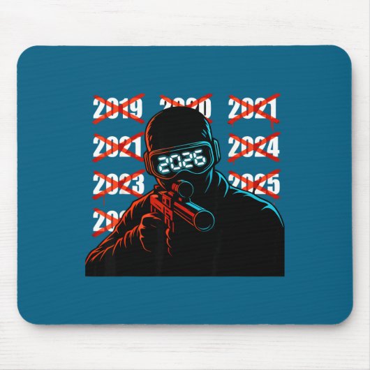 Gamer New Year's Eve 2026 Will Be My Year Gaming M Mousepad (Vorne)