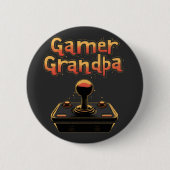 Gamer Opa Button (Vorderseite)