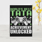 Gamer Opa Vathers Day Karte (Gelbe Blume)
