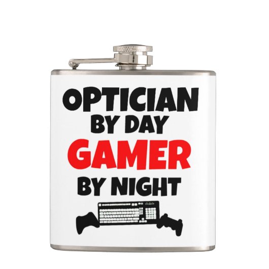Gamer Optician Flachmann (Vorderseite)