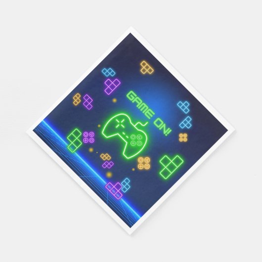 Gamer Paper Tellers Serviette (Ecke)