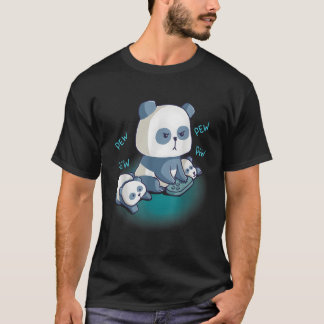 Gamer Parter Mama Vater Child Panda Bären Video Ga T-Shirt