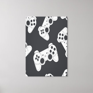 Gamer Pattern Artwork Leinwanddruck