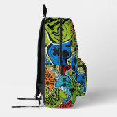 Gamer Pattern Backpack Bedruckter Rucksack (Links)