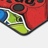 Gamer Pattern Desk Mat Schreibtischunterlage (Ecke)