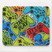 Gamer Pattern Mauspad (Vorne)