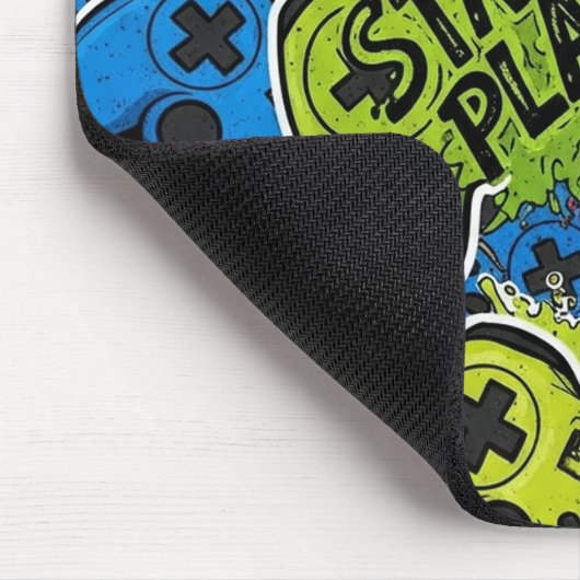 Gamer Pattern Mousepad (Ecke)