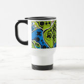 Gamer Pattern Travel-/Pendler-Tasse Reisebecher (Links)