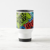 Gamer Pattern Travel-/Pendler-Tasse Reisebecher (Mittel)