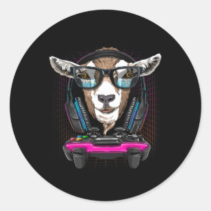 Gamer PC Video Game Lover Streaming Gamin Runder Aufkleber