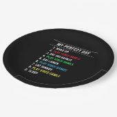 Gamer Perfect Day Pappteller (Schrägansicht)