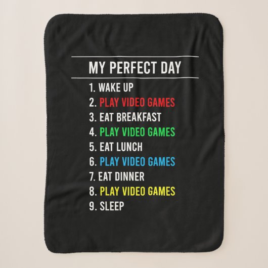 Gamer Perfect Day Sherpadecke (Vorderseite)