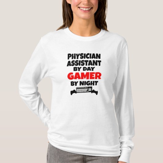 Gamer Physician Assistant T-Shirt (Vorderseite)