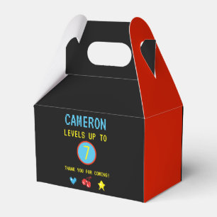 Gamer Pixel Arcade Level bis zum 7. Geburtstag För Geschenkschachtel
